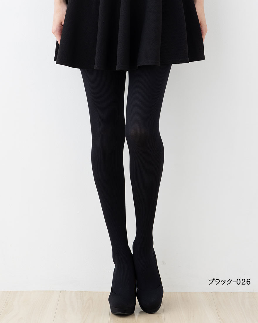 レッグウェア専門店 リブルのTuche カラータイツ 60デニール リブ 全6色 M-L L-LL レディース グンゼ トゥシェ gz-thw006 D1PK｜アングル2