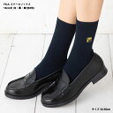 FILA フィラ スクールソックス 18cm丈 四角ロゴ ワンポイント刺繍 全6色(白・黒・紺)(23-25cm) 片面刺繍 靴下 レディース ni-fila-...