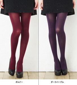 MORE 80デニール カラータイツ (全12色)(日本製 Made in Japan) シアータイツ ストッキング レディース stocking tights ladies