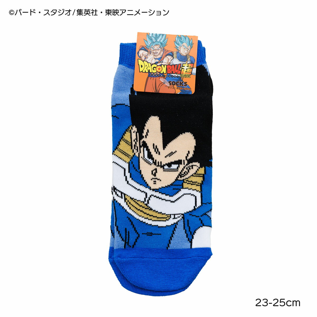 樂天商城 - ドラゴンボール ベジータ 青 スニーカー丈ソックス 23-25cm レディース 靴下 sp-te2015j D1PK