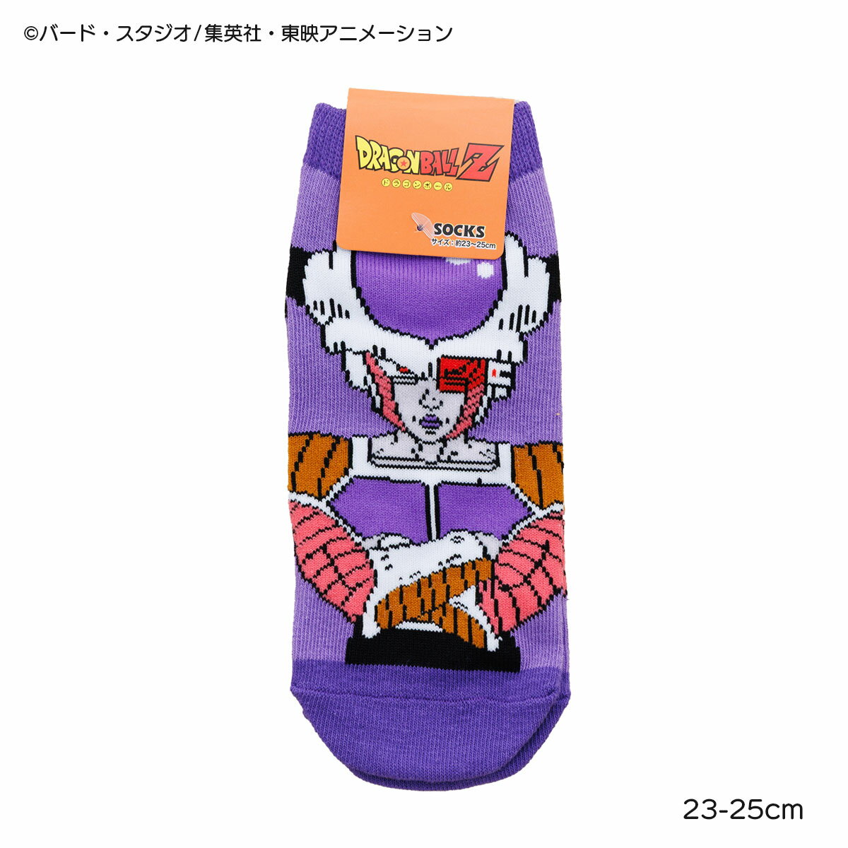樂天商城 - ドラゴンボールフリーザ 第一形態 紫 スニーカー丈ソックス 23-25cm レディース 靴下 sp-te2021j D1PK