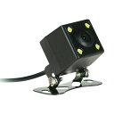 バックカメラ ガイドライン付 LED小型暗視カメラ CMOS 防水 防塵 広角 170度 暗所 補助灯 視野角 120度 LED ライト 視認性UP 夜間 後方確認