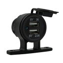 usbポート usbチャージャー バイク用 2ポート 増設 充電 DC 12V 24V 防滴仕様 スマートフォン iphone ipad スマホ タブレット ア...