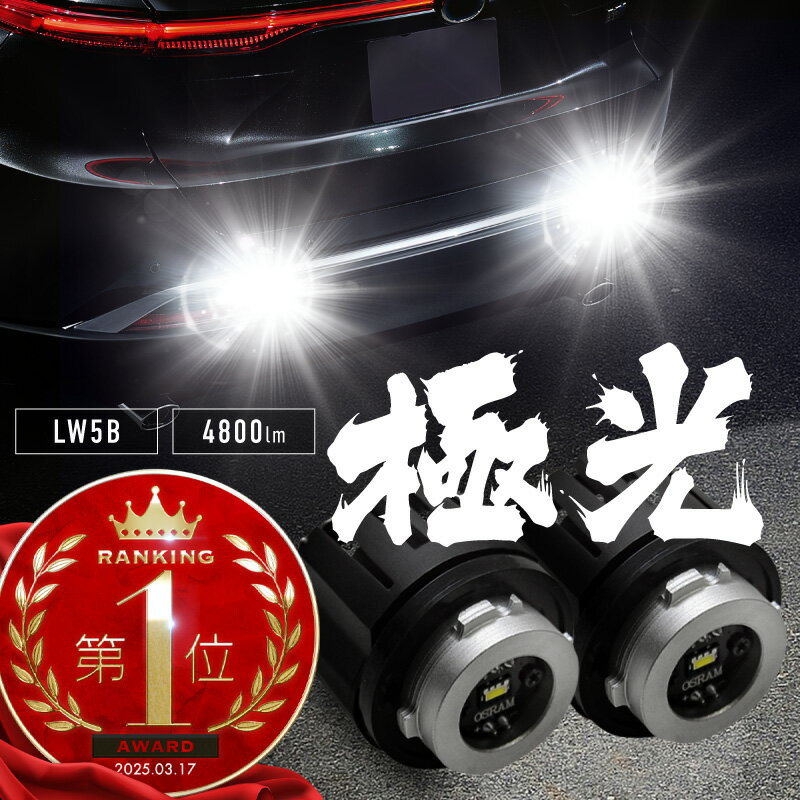 プリウス 60系 バックランプ LED lw5b タイプB 爆光 明るい ホワイト 白 バルブ 汎用 2個