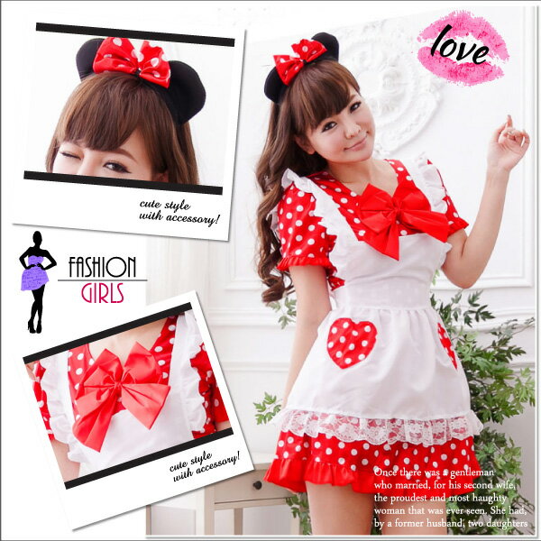 コスプレ ミニー 衣装 ディズニー風 セクシー かわいい メイド コスチューム ミニーちゃん 可愛い ...