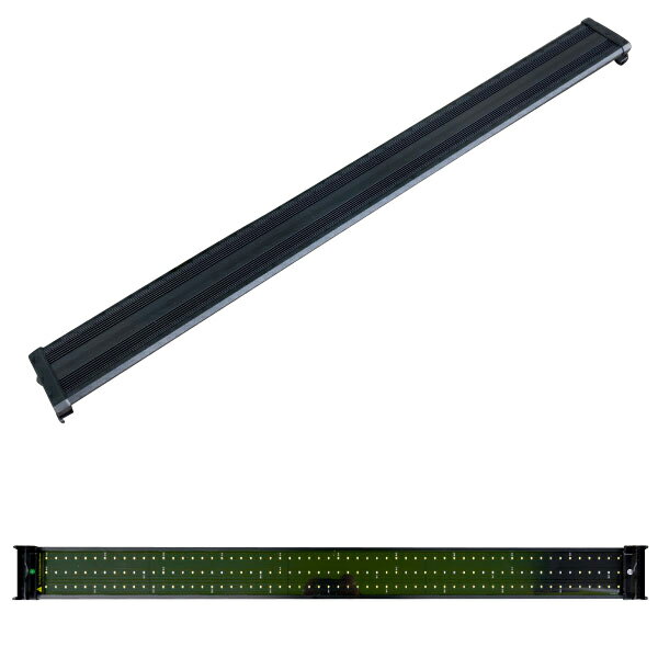 アクアリウム LED ライト 水槽 照明 180LED 42W 2色発光 白 青 114cm〜120 ...