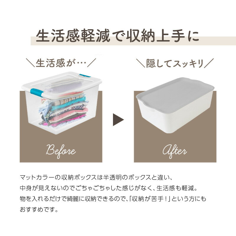 収納ボックス 収納ケース フタ付き 2個 おしゃれ プラスチック M スタッキングボッ...