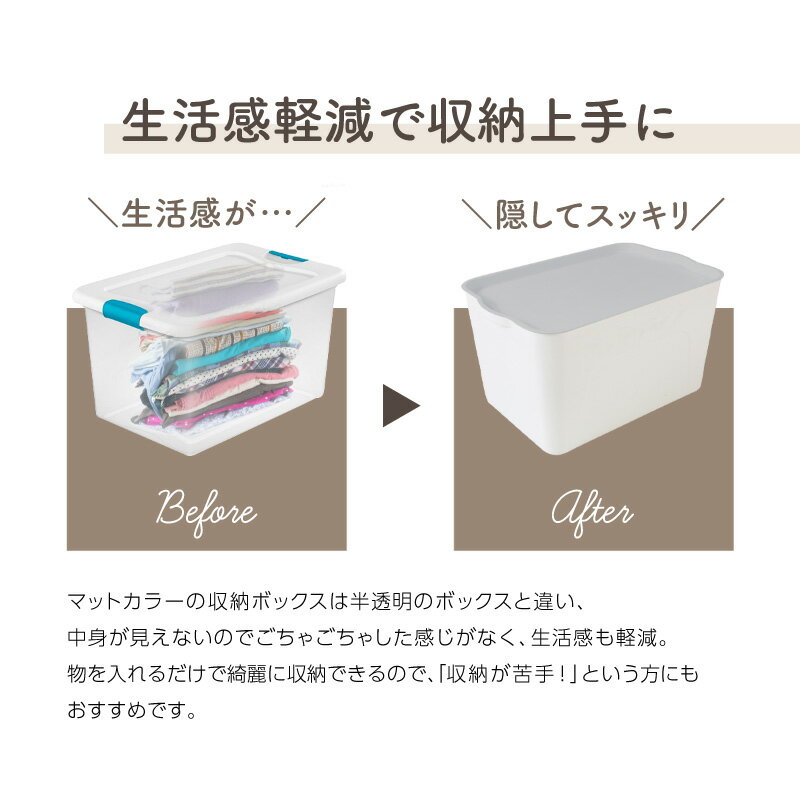 収納ボックス 収納ケース フタ付き 3個 おしゃれ プラスチック L スタッキングボックス 蓋付き ふた付き 便利 小物 おもちゃ ベット下 キッチン クローゼット 衣類 下着 3