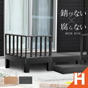 ウッドデッキ 置くだけ 人工木材 樹脂 腐らない 屋外 DIY 後付け ステップ 踏み台 フェンス チーク ブラック ウッドパネル リフォーム ウッドテラス えんがわ 縁台 ぬれ縁 アイウッド ガーデニング 洗濯物