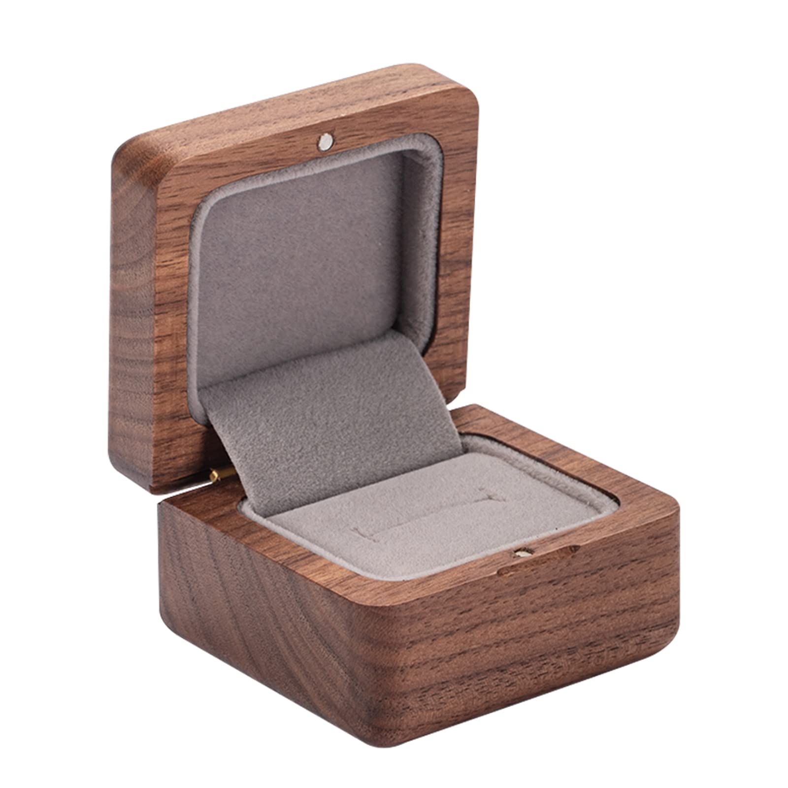指輪ケース 木製 プロポーズ リングケース 携帯用 指輪ボッ