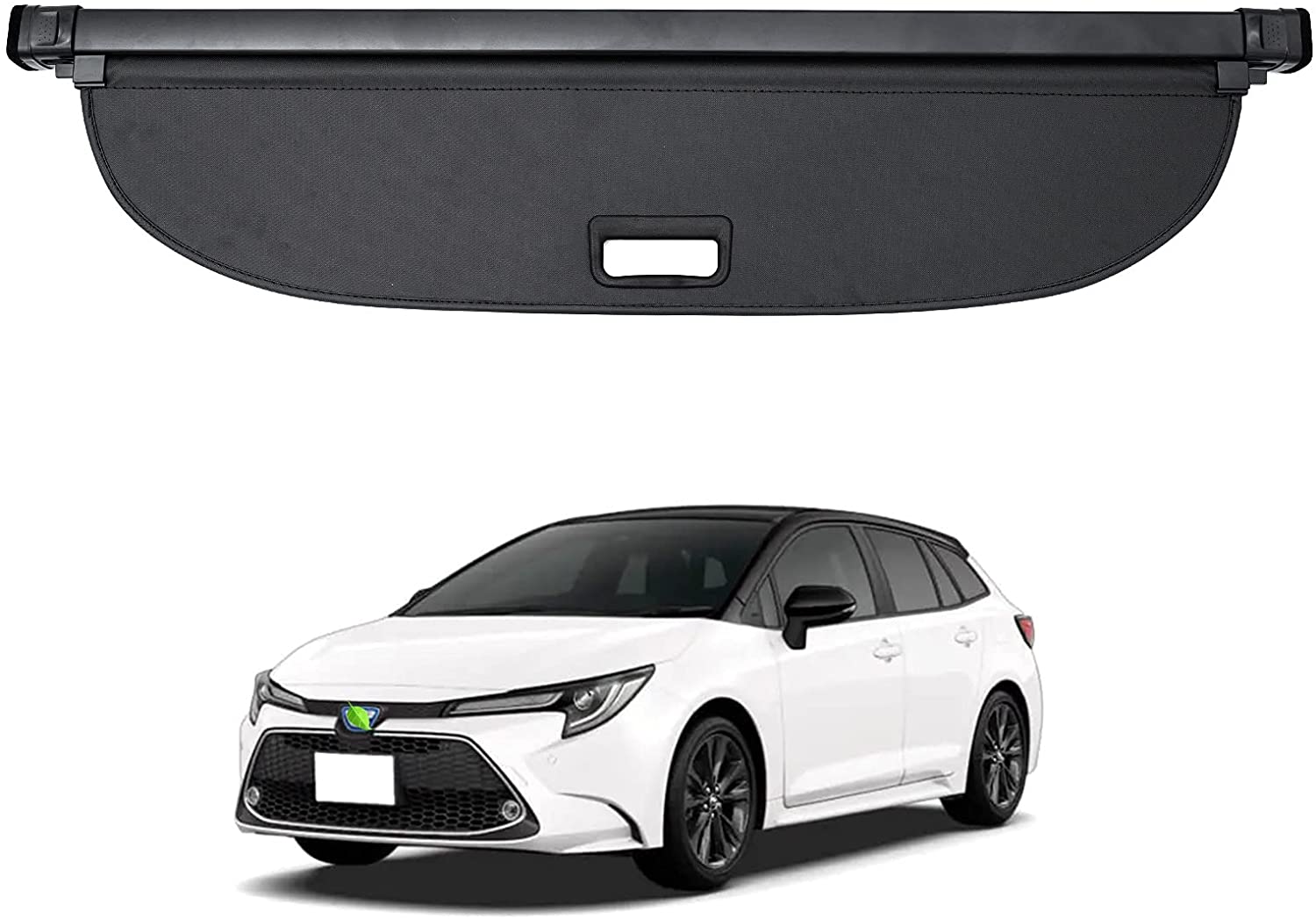 トヨタ　カローラ /カローラ ツーリング トノカバー ロールシェード Toyota Corolla Touring 2019年～最新版 プライバシー保護 ラゲッジ収納 耐高温 車種専用設計 カバーカーテン 盗難防止 パーツ 荷室整理 日よけ PVC帆布 防水加工 内装パーツ　送料無料