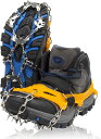 アイゼン チェーンスパイク 19本爪 登山 雪山 トレッキング 簡単装着 収納袋付き 男女兼用　梱包重量450g