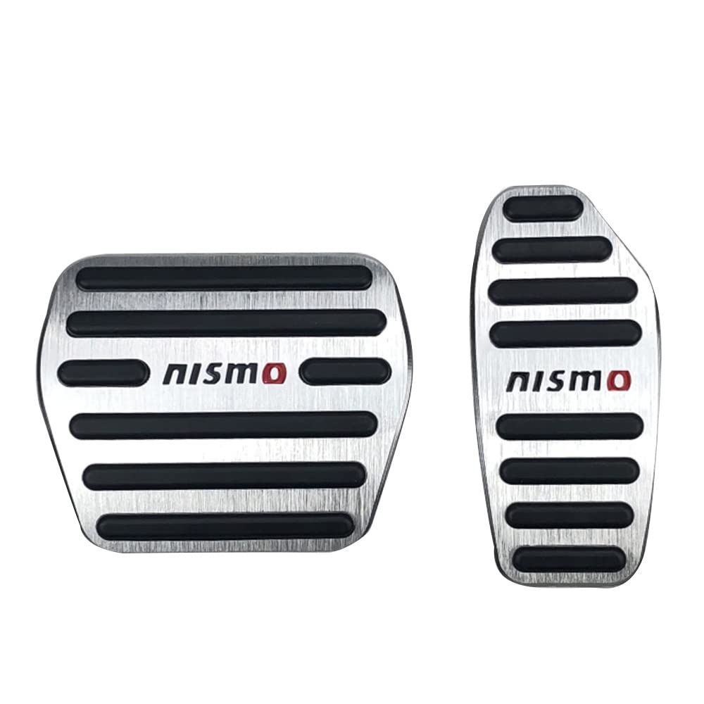 【最新型】日産 NISMO(ニスモ) 専用設計 高品質 アルミ ペダル 工具不要 ブレーキ アクセル カバー 適合多数セレナ C27系 エクストレイル T32 デイズ B40系 ルークス B40系 キックス e-POWER P15系 新型ノート E13系