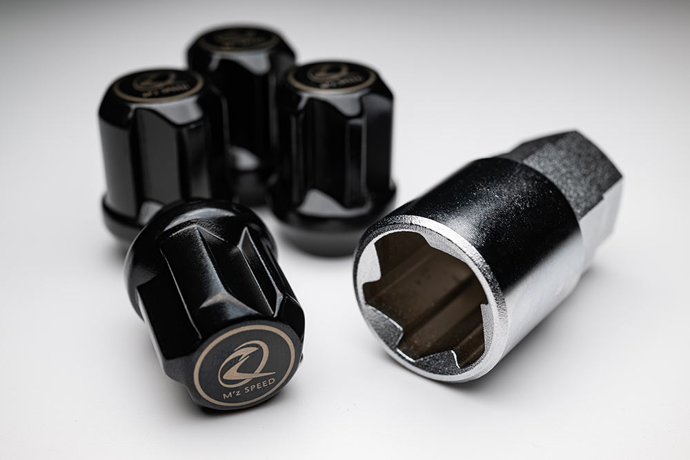 SCM435鍛造 ラグ&ロックナットセット【エムズスピード M'z SPEED mzspeed】ホイール ロックナット ホイ..