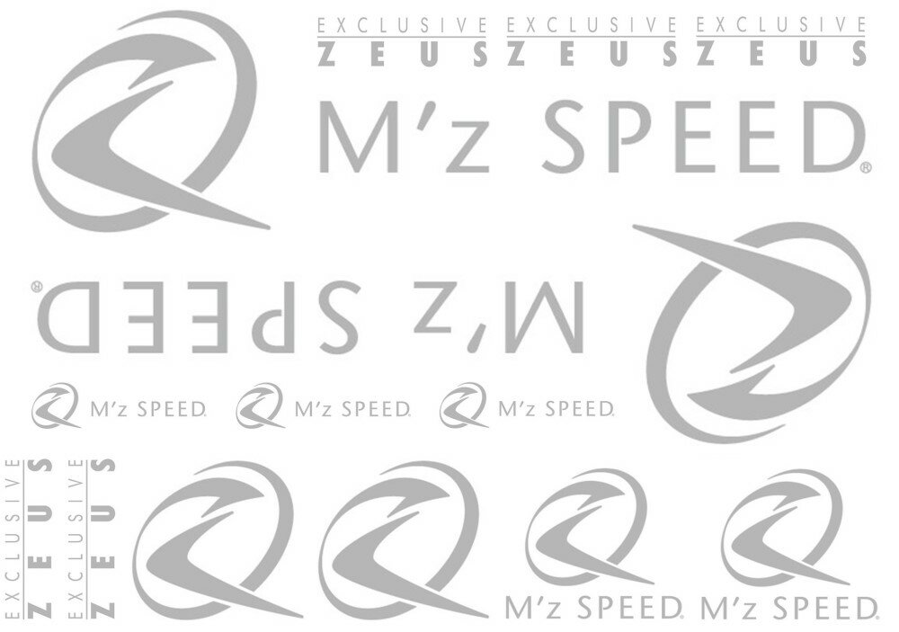 NEW ステッカーシート M’z SPEED EXCLUSI