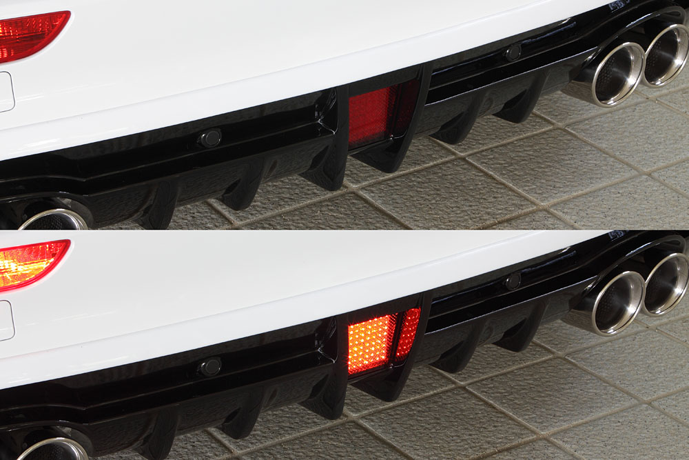 [アウディ Q5 後期]LEDバックフォグランプキット(B) エムズスピード M'z SPEED mzspeed 外装パーツ カスタム エアロパーツ ボディキット ドレスアップ