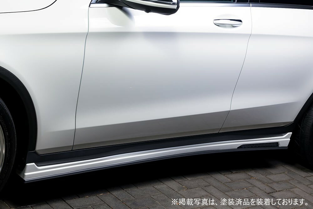 樂天商城 - [メルセデスベンツ GLCクーペ C253]プルシアンブルー サイドステップ【未塗装品】エムズスピード M'z SPEED mzspeed 外装パーツ カスタム エアロパーツ ボディキット ドレスアップ
