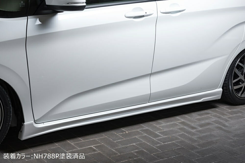 [ホンダ フリード GB5 GB6]グレースライン サイドステップ【単色塗装済品】エムズスピード M'z SPEED mzspeed 外装パーツ カスタム エアロパーツ ボディキット ドレスアップ