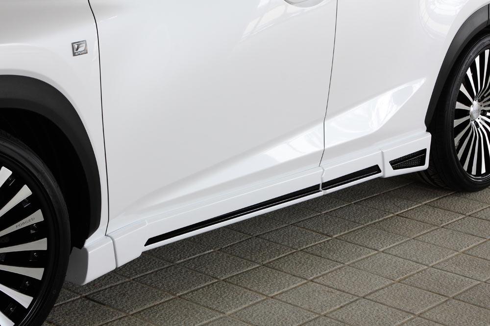 [レクサス NX200t NX300h 前期]ラヴライン サイドステップ【未塗装品/塗装済品】エムズスピード M'z SPEED mzspeed 外装パーツ カスタム エアロパーツ ボディキット ドレスアップ