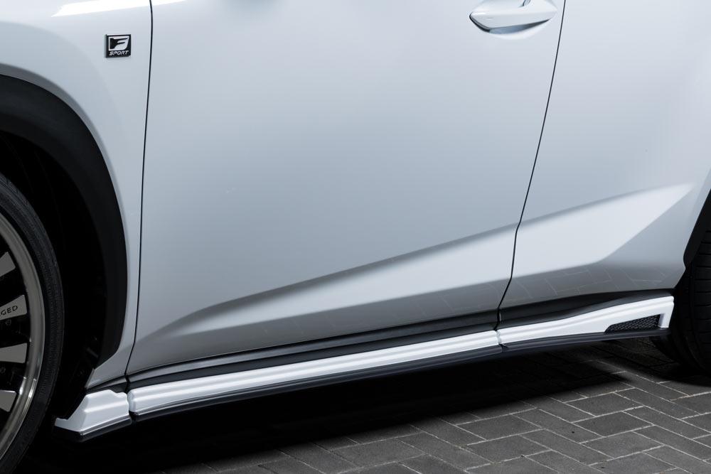 [レクサス NX300 NX300h 後期]ラヴライン サイドステップ【未塗装品/塗装済品】エムズスピード M'z SPEED mzspeed 外装パーツ カスタム エアロパーツ ボディキット ドレスアップ