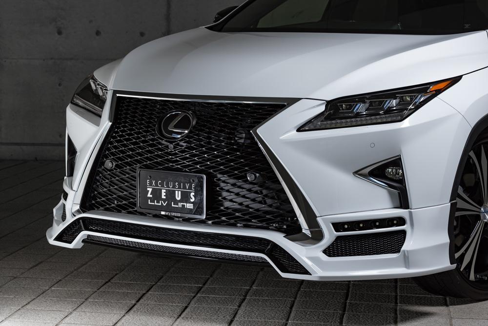 [レクサス 20系 RX200t RX300 RX450h F SPORT 前期]ラヴライン フロントハーフスポイラー【未塗装品/塗装済品】エムズスピード M'z SPEED mzspeed 外装パーツ カスタム エアロパーツ ボディキット ドレスアップ