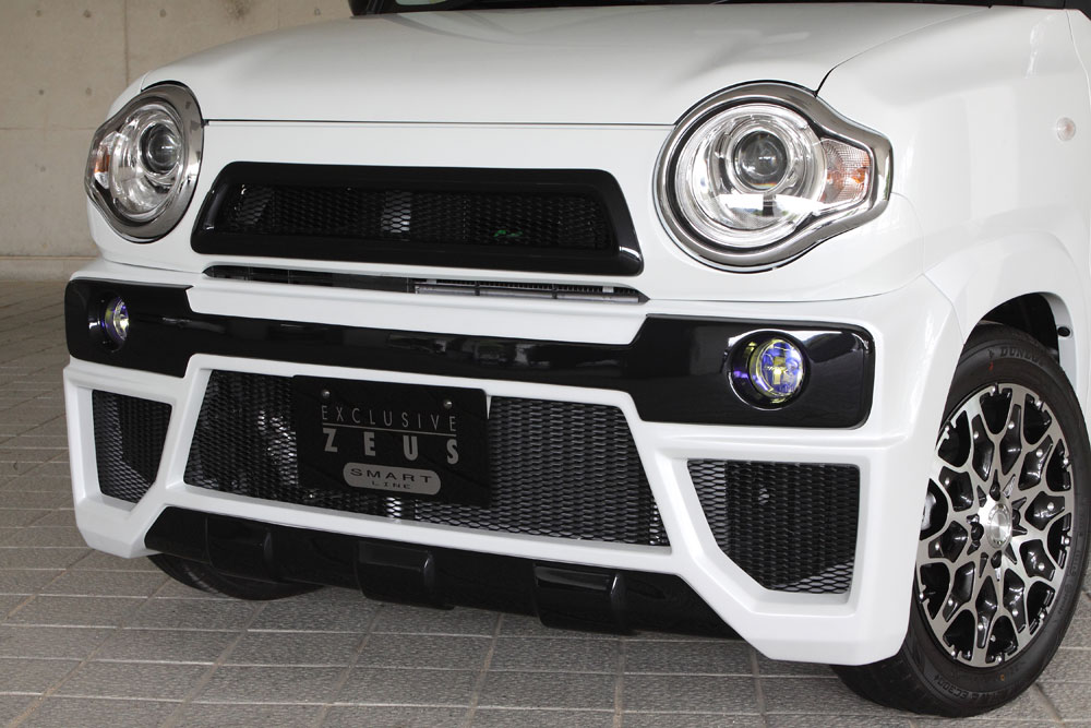 [スズキ ハスラー MR41S MR31S]スマートライン フロントバンパースポイラー【未塗装品】エムズスピード M'z SPEED mzspeed 外装パーツ カスタム エアロパーツ ボディキット ドレスアップ