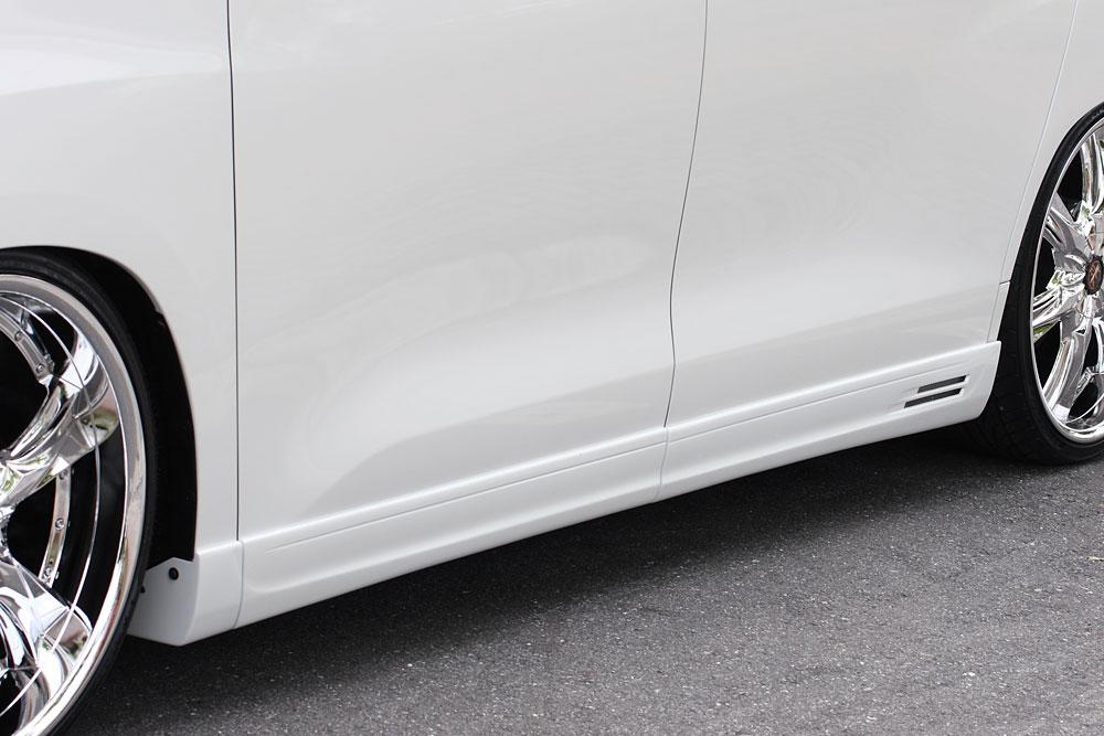 [トヨタ 20系 アルファード X 後期]グレースライン サイドステップ【未塗装品】エムズスピード M'z SPEED mzspeed 外装パーツ カスタム エアロパーツ ボディキット ドレスアップ