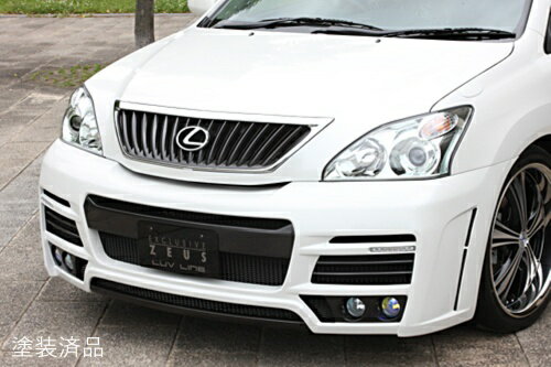 [トヨタ 30系 ハリアー]ラヴライン フロントバンパースポイラー Ver.2【未塗装品】エムズスピード M'z SPEED mzspeed 外装パーツ カスタム エアロパーツ ボディキット ドレスアップ