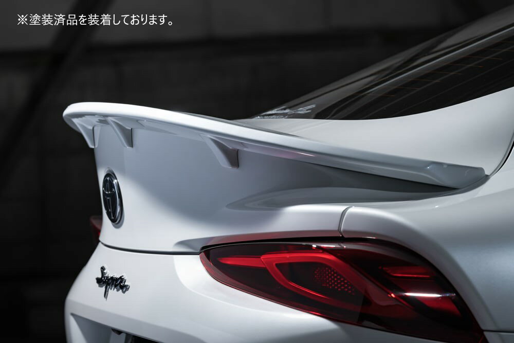 [トヨタ スープラ]プルシアンブルー リアウイング【未塗装品】エムズスピード M'z SPEED mzspeed 外装パーツ カスタム エアロパーツ ボディキット ドレスアップ