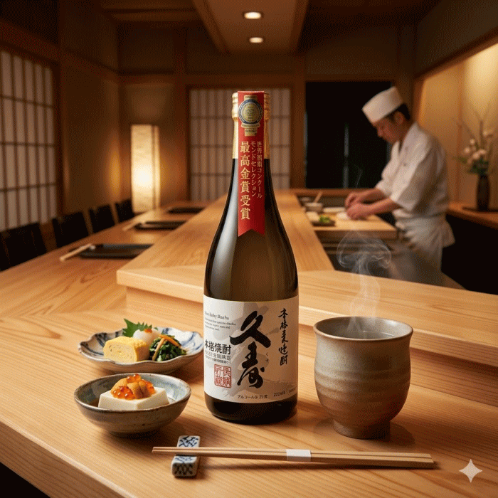 美し国 三重の銘酒 本格麦焼酎 久寿2本セット 720ml×2本 木箱入り お中元 焼酎　ギフト プレゼント 贈り物 贈答 御祝 御礼 お誕生日 父の日　焼酎ギフト　 母の日 敬老の日 お中元 お歳暮 宅飲み 地酒 三重県産 むぎ焼酎 セット 飲み比べ pm mzt-10049601 ワインショップアクアヴィタエ サンプル画像3