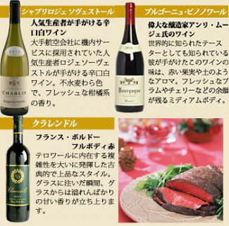 チョッと贅沢なクリスマス用ワインセット