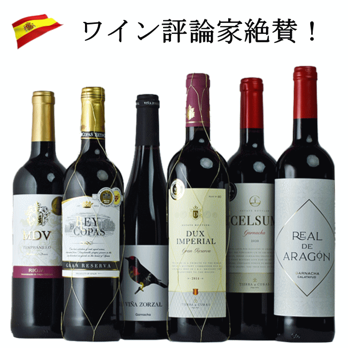 魅惑のティントV9 スペイン 赤 6本 ワイン セット 送料無料 ワインセット 飲み比べセット 福袋 ギフト ミディアムフルボディ お歳暮 詰め合わせ