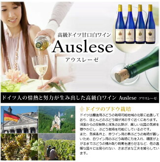 ドイツワインアウスレーゼ4本セット超人気おすすめ甘口白ワインアウスレーゼツエラーシュバルツカッツピースポーターオッペンハイマーユルツイガーアウスレーゼ厳選リースリングワイン4本セット
