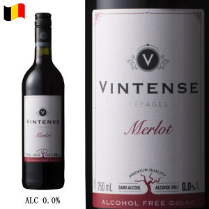 ヴィンテンス メルロー 750ml ノンアルコール赤ワイン c