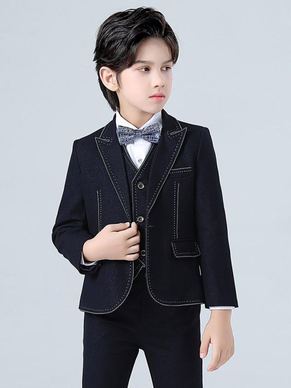 フォーマル スーツ 子供服 キッズ 春 スーツ パンツ シャツ ジャケット 蝶ネクタイ ベスト 男の子 写真 撮影 発表会 結婚式 コーラス パフォーマンス 衣装 セット