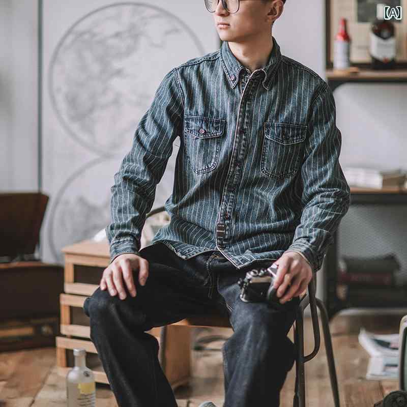 デニムシャツジャケットGジャンメン...