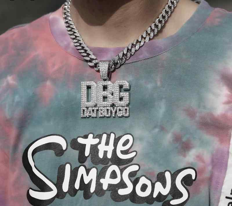 ネックレス メンズ アクセサリー シルバー 極太 ヒップホップ ラインストーン ペンダント セット 単品 キューバ チェーン レディース カップル アメリカン