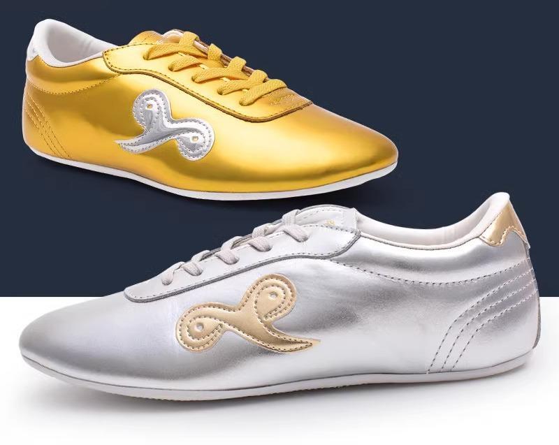 太極拳 シューズ 武道 レザー スポーツ 雲柄 カンフー 武術 トレーニング フィットネス メンズ 軽量 快適 通気性 手縫い 牛革 黒 白 銀