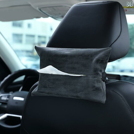ティッシュケース 車 カー用品 革 アームレスト ボックス 椅子 バック リビング ルーム ブラック グレー オレンジ ティッシュケース 車 カー用品 革 アームレスト ボックス 椅子 バック リビング ルーム ブラック グレー オレンジ