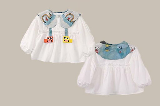 シャツ キッズ 女の子 ブラウス 春秋 韓国 トップス 子供服 ドールカラー 大きめ襟 カジュアル シンプル かわいい お出かけ レジャー 白 シャツ キッズ 女の子 ブラウス 春秋 韓国 トップス 子供服 ドールカラー 大きめ襟 カジュアル シンプル かわいい お出かけ レジャー 白