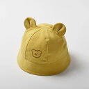 春夏 女の子 赤ちゃん 綿 薄手 かわいい クマ 漁師 帽子 子供 カジュアル 日焼け防止 綿 日よけ 帽子 メンズ ユニセックス