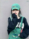 オーバーオール 秋冬 サロペット パンツ つなぎ レディース カジュアル アメリカン レトロ グリーン レッド
