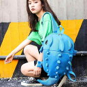 リュック レディース メンズ 恐竜 かわいい おでかけ かばん バックパック カジュアル モンスター 通学 旅行 グリーン ブルー ピンク