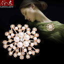 ブローチ おしゃれ セレモニー 卒業式 入学式 韓国 ファッション スノーフレーク ピン シンプル コサージュ カーディガン ピン レディース アクセサリー 装飾品 ジュエリー
