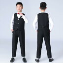 スーツ キッズ 子供用 おしゃれ ファッション ボーイズ ドレス 春夏 ベスト セット ホスティング パフォーマンス 写真 韓国 男の子 半袖 長袖 ネクタイ