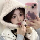 バラクラバ ニット フード ネックウォーマー 帽子 マフラー 防寒 秋冬 レディース かわいい ウール ストラップ 韓国 暖かい ホワイト ブラウン グレー