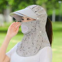 帽子 フェイスカバー サマー 屋外作業 アウトドア 自転車 レディース メンズ ファッション 帽子 日除け 日焼け防止 紫外線対策 レジャー 農作業 サンハット...