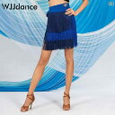 ベリーダンス レディース 衣装 アラビアン 社交ダンス ヒップスカーフ フリンジ おしゃれ ラテン ショート ブルー パープル ブラック