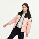 ダウンジャケット キッズ コート 子供服 アウター おしゃれ カジュアル 女の子 男の子 秋冬 スタンドカラー 厚手 迷彩 カモフラ ロゴ ミドル丈 バイカラー...