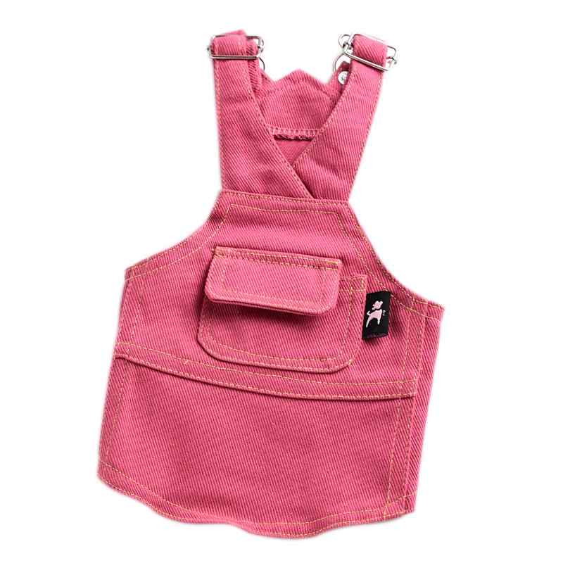 ペット服 ドッグ ウェア 品 犬 服 小型犬 デニム サスペンダー スカート 春秋 オーバーオール サロ カジュアル かわいい